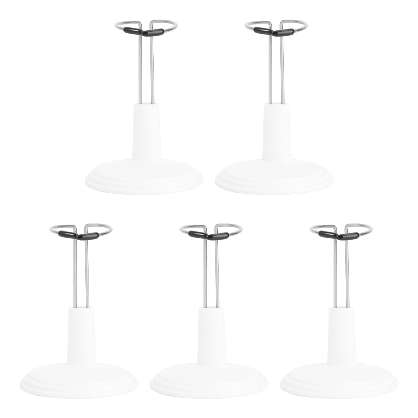 Healifty 5-Pack Adjustable Doll Stands for 3.9-Inch Figures, Display Holders with Support Frame for Collectible Dolls Plush Toys Action Figures Kpop light stick