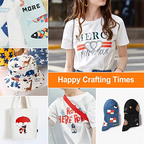 12" X 12Ft Heat Transfer Vinyl Rolls, Pu (Strong Stretchy) Htv Vinyl Orange For Shirts, Sooez Iron On Vinyl For All Cutter Machine, Easy To Cut & Weed For Diy Heat Vinyl Design, Matte Finish #TOP6