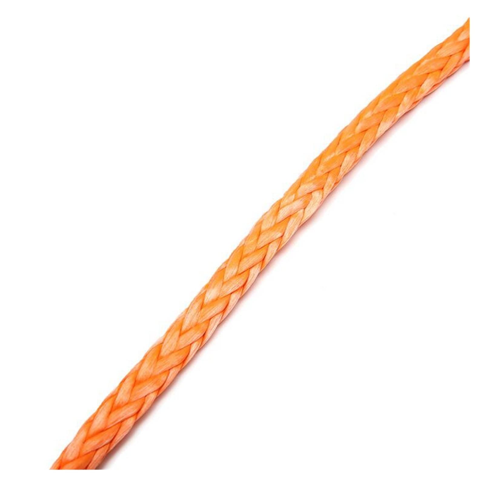 Cinturón de Remolque de Emergencia for Coche, Cable de cabrestante for vehículo de 5700lbs, Cuerda de Remolque de Repuesto for recuperación SUV sintética, Accesorios for Exteriores Cuerda (Colo