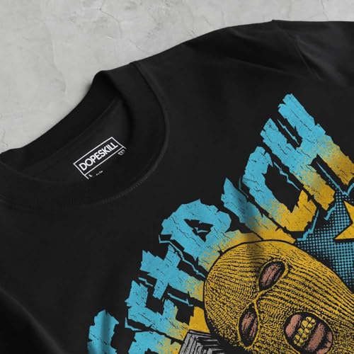 Image of DopeSkill Graphic Tee Streetwear Hip Hop Hypebeast Street Style Unisex T-Shirt Sneaker Colour Matching Shirts Cool Flexing