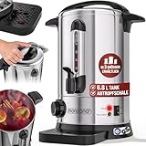 Photo Gallery monzana® bollitore per vin brulé 6,8l con rubinetto 30 tazze acciaio inox regolazione 30-110°c erogatore bevande calde punch Photo Gallery monzana® bollitore per vin brulé 6,8l con rubinetto 30 tazze acciaio inox regolazione 30-110°c erogatore bevande calde punch
