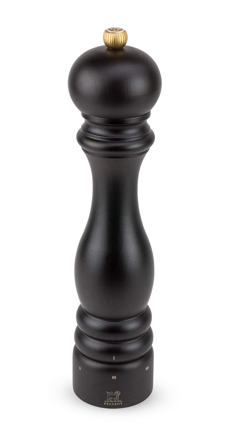 PEUGEOT - Salzmühle Paris u‘Select 27 cm - 6 voreingestellte Mahlgrade - Aus PEFC-zertifiziertem Holz - französisches Know-how - Schokolade