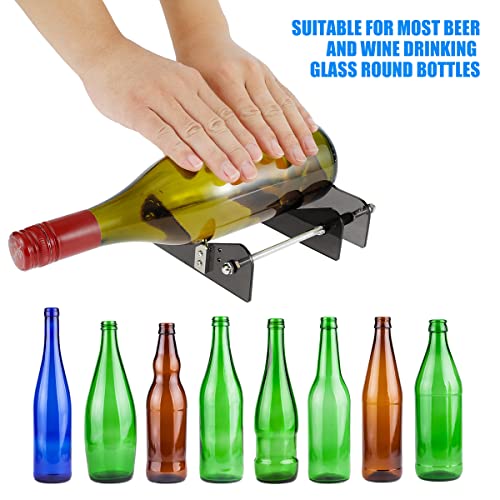 Kit cortador de botellas de vidrio en acero inoxidable miniatura 7