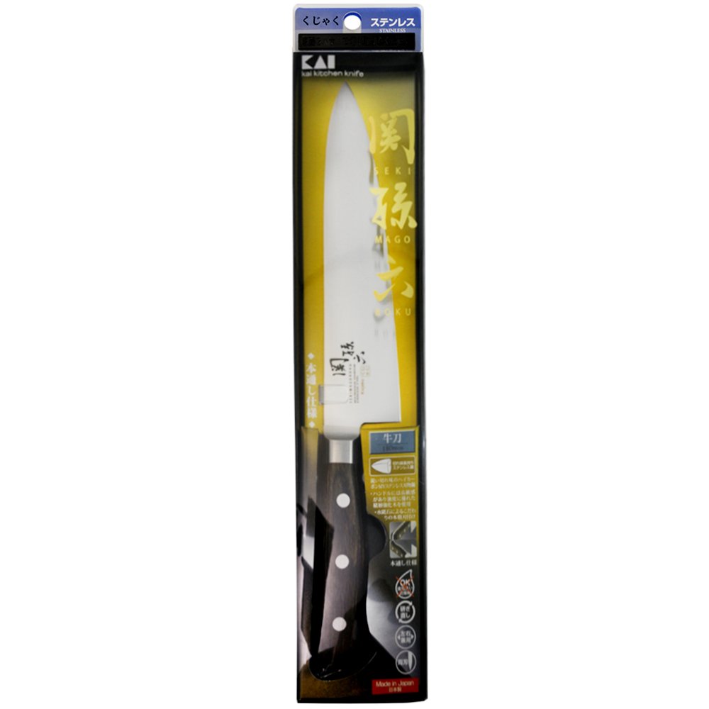 Amazon｜貝印 KAI 関孫六 包丁 牛刀 180mm くじゃく 日本製 AB5448 