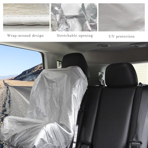 Image of Ohleats Baby Car Seat Sunshade Cover, Reflective Heat Protector for Keeping Infant Cool, Sun Seat Reflector to Maintain Cool Temperature