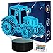 FULLOSUN Traktor 3D Illusionslampe Geburtstagsgeschenk Nachtlicht Kinder Nachttischlampe, 16 Farben Changing Touch Switch Schreibtisch Dekoration Lampen Traktor Kinder Jungen Mädchen Touch Lampen günstig Kaufen-FULLOSUN Traktor 3D Illusionslampe Geburtstagsgeschenk Nachtlicht Kinder Nachttischlampe, 16 Farben Changing Touch Switch Schreibtisch Dekoration Lampen Traktor Kinder Jungen Mädchen