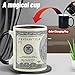 Xasbseulk Taza de cerámica Màgicc con billetes de dólar Imagen de Xasbseulk Taza de cerámica Màgicc con billetes de dólar