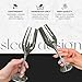Jagged Ridge Wine Rooms Stainless Steel Champagne Flutes (Handwash Only) - Classy Steel Champagne Glass for Parties, Picnics & Special Occasions - Crafted for All Wine Enthusiasts - Set of 4 (Silver)
