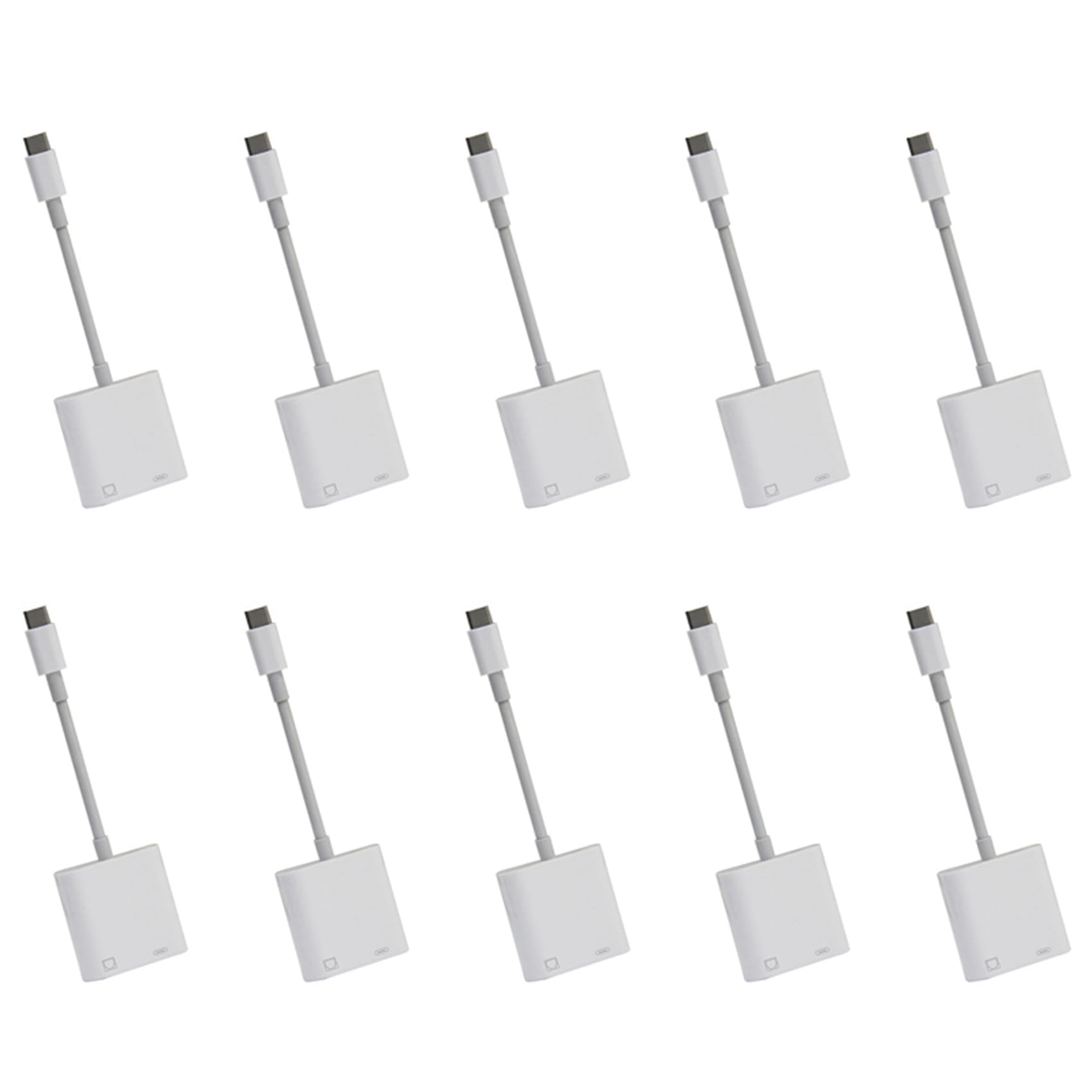 10X Tipo C Adattatore Ethernet OTG USB C A RJ45 Ethernet LAN Convertitore di Rete Cablato 100 MB per Tablet Telefono Cellulare di Tipo C.