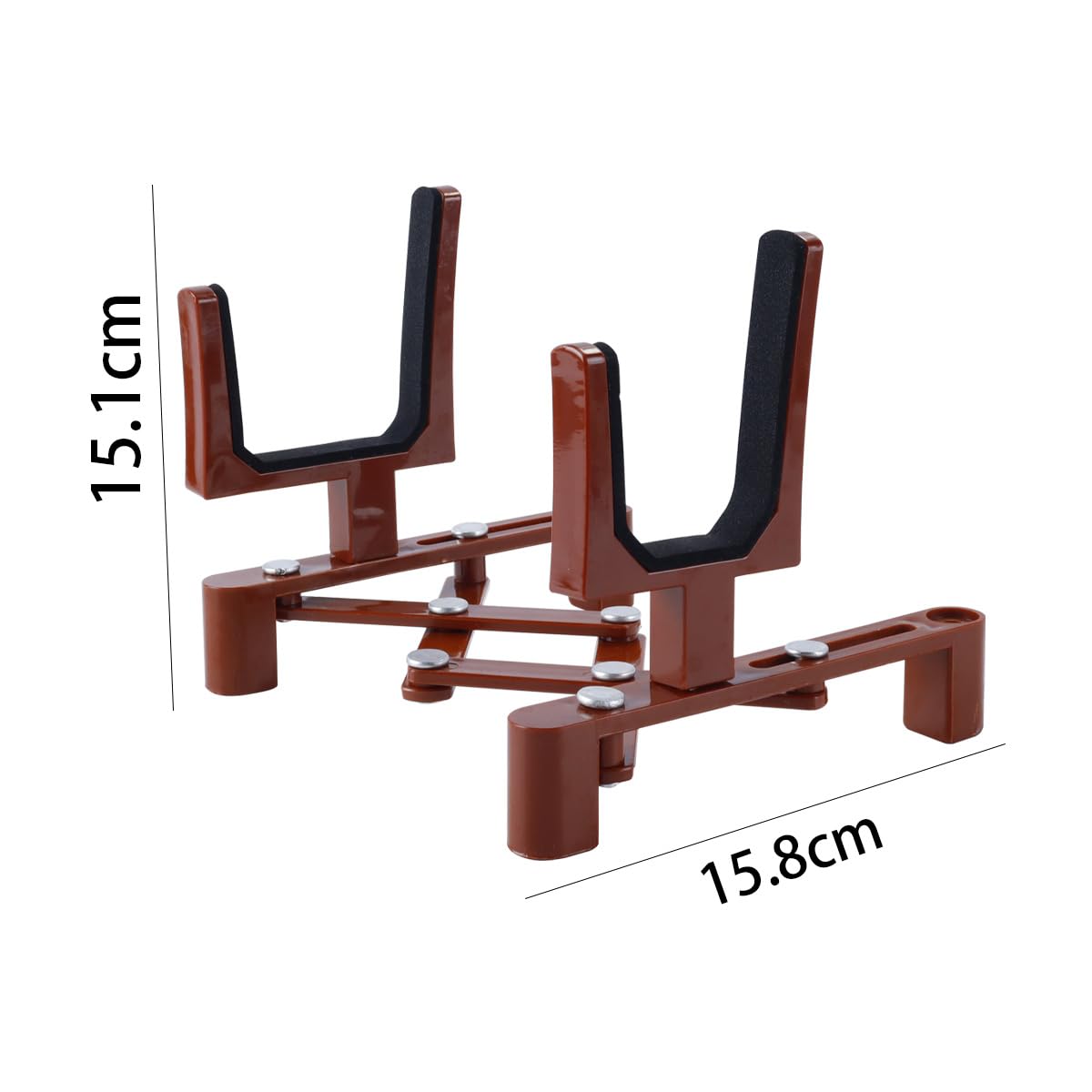 Ausi Soporte para violín, profesional, portátil y plegable, accesorio para instrumento, color rojo
