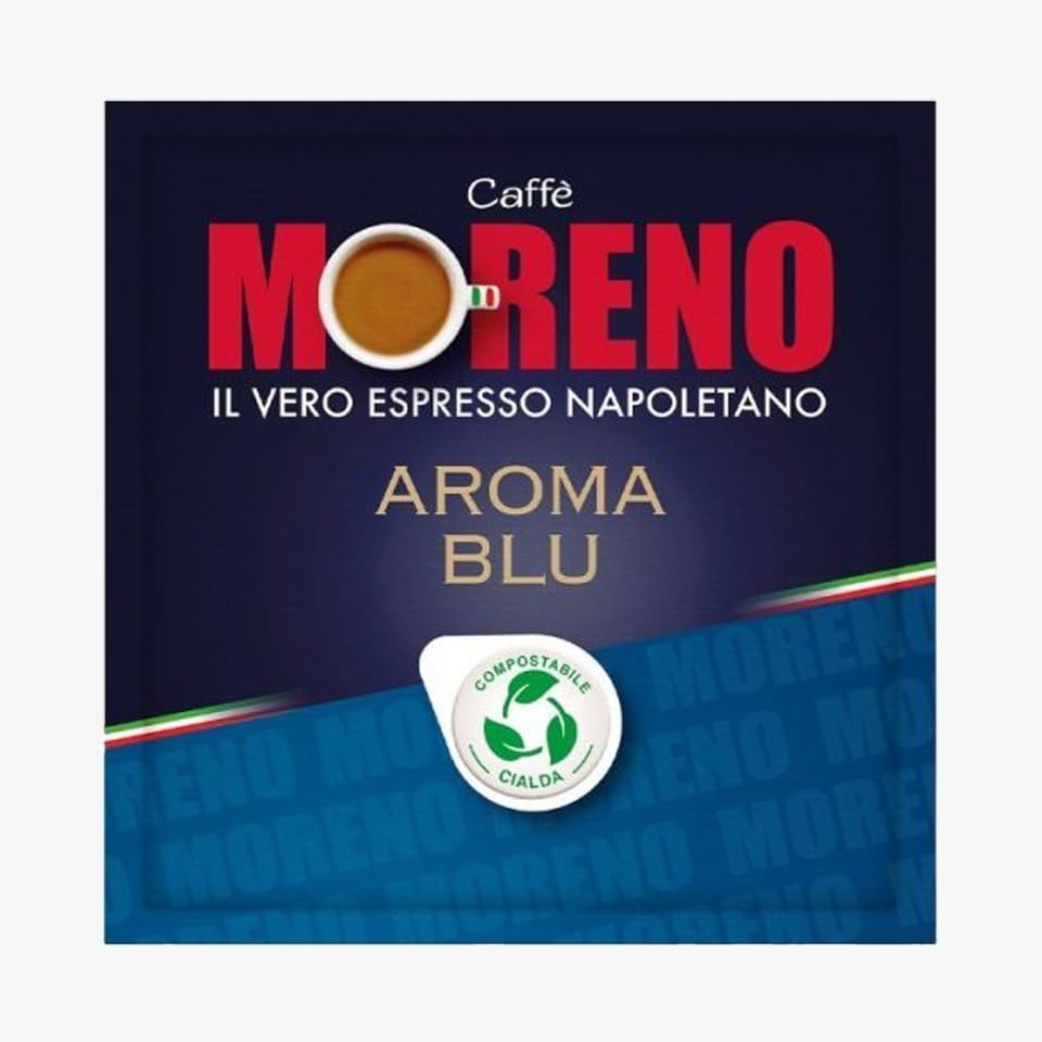  CAFFE\' MORENO 300 CIALDE IN CARTA ESE 44MM ESPRESSO BLUE AROME MOKONA/TAZZONA COMPATIBILI