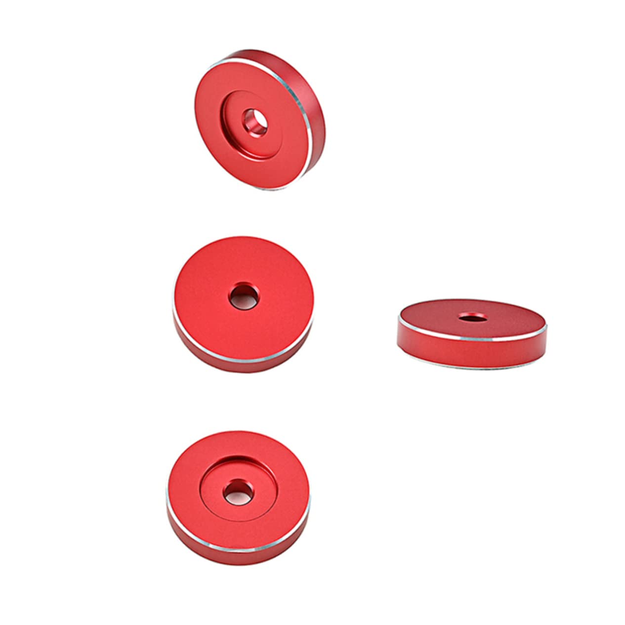 HEMOTON 4 Pz adattatore fonografico plug-in professionale giradischi adattatore per dischi in vinile 45 vinile adattatore maggiore collegare disco fonografo Accessori Metallo