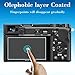 ULBTER Screen Protector for Sony A6600 A6400 A6300 A6100 A6000 [3 Pieces] & Hot Shoe Cover 9H Hardness Tempered Glass for Sony alpha 6600 6400 6300 6000 6100
