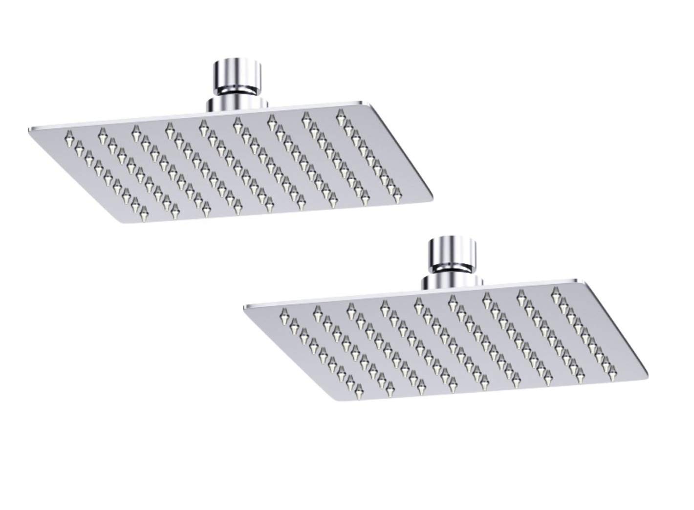 ANMEX® 10X10 (10inch) UltraSlim Stailness Steel Heavy Rain Shower Head ...