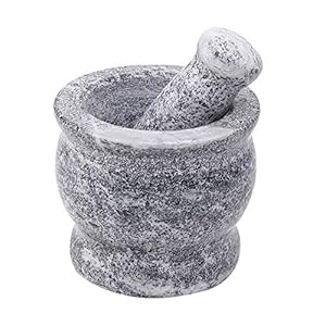 Gajyfcl Rustic Granite Mortar Set DE24