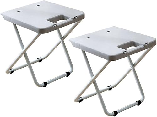 Miniatura 9 de Taburete de campamento, taburete plegable de 10 pulgadas de alto, 1.3 libras ligero, capacidad de carga de hasta 200 libras, para viajes
