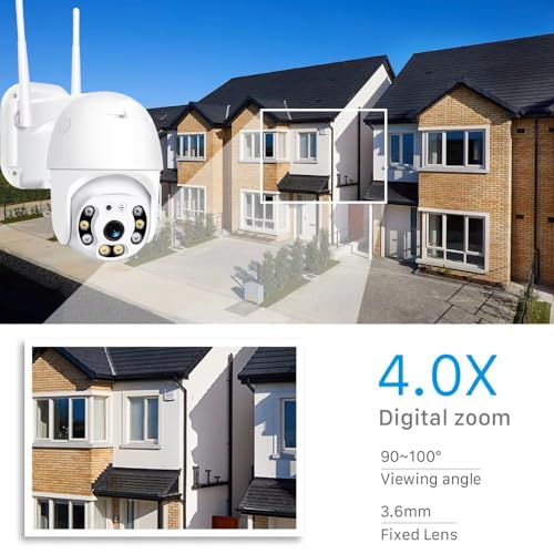 Image of Dr Vision 3MP WiFi Light Bulb Camera for Home Indoor | 360 View | Color (Dome Camera01)