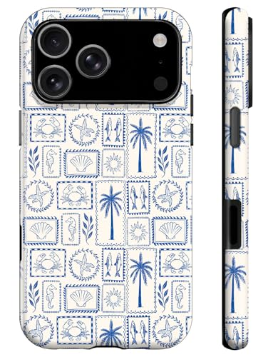 Coque iPhone 17 Pro Max évitez les fissures grâce à la double couche bleu océan