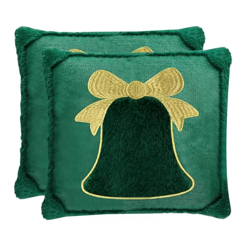 Deposhion Green Pillow Covers Set of 2 18x18 Inch