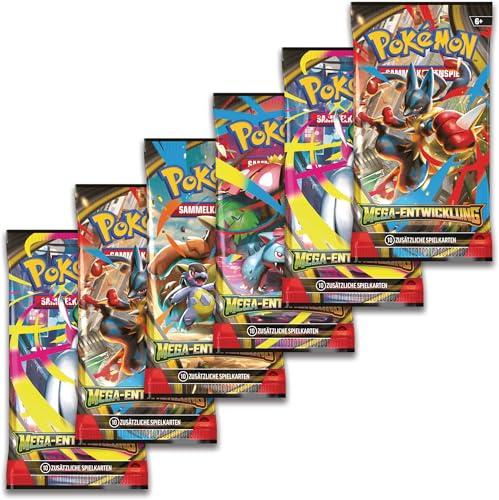 Pokémon-Sammelkartenspiel: Boosterbundle Mega-Entwicklung (6 Boosterpacks) – Bild 5