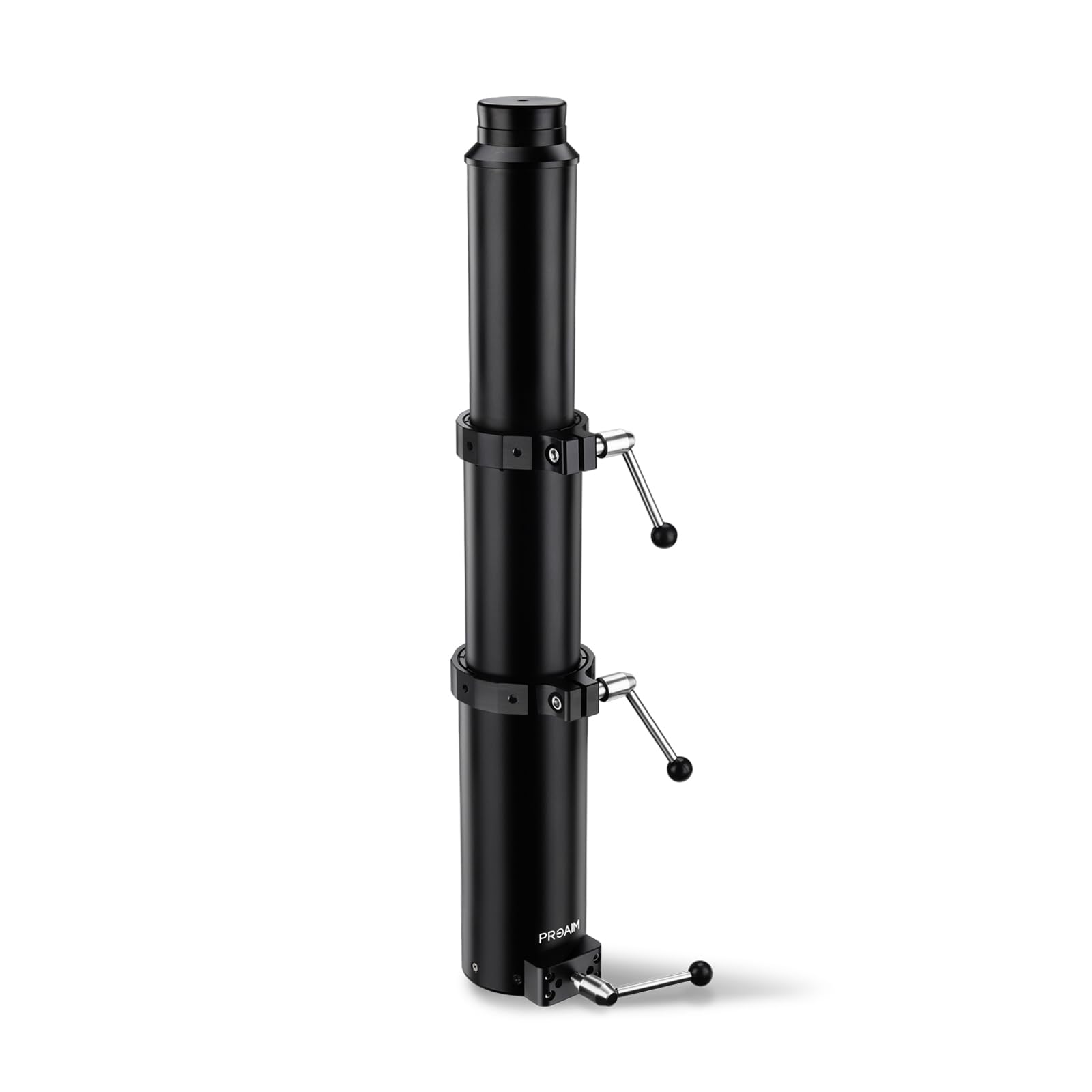 PROAIM Bull Bazooka Télescopique 18-34” pour Dolly et Autres Configurations Caméra Lourdes. Réglage Rapide de la Hauteur. Montage Euro/Elemac. Charge utile : 10-20 kg / 22-44 LB(BZ-BULL-02) | Colonne alu 2 sections avec verrouillage 360° ; montures Euro/E
