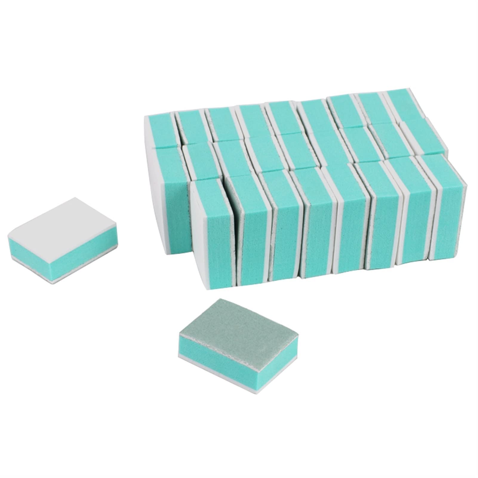 Kit per la Cura delle Unghie Emery Boards con Nail 200 Pz/Lotto Mini Lima for Unghie 1000/4000 Spugna for Unghie Tampone Rettifica Carta Vetrata(Roze)
