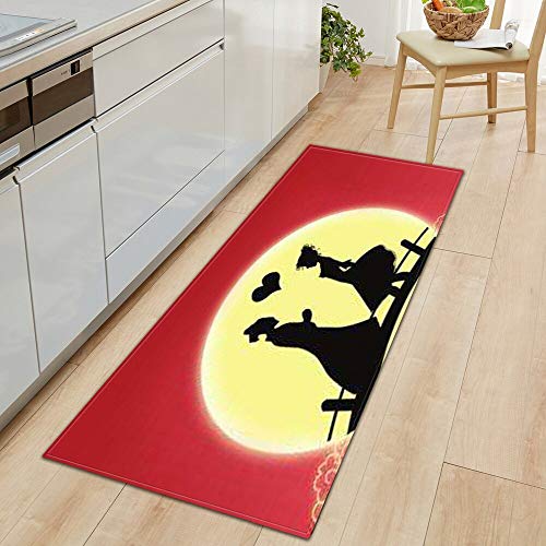 Moderne Küche Bodenmatte Streifen Badezimmertürmatte Schlafzimmer Wohnzimmer Nachtteppich A8 50x80cm