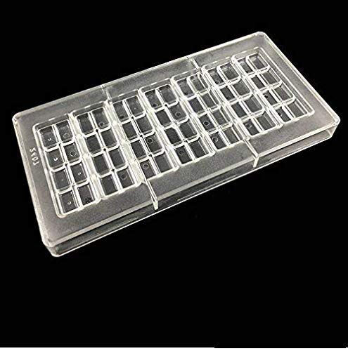 Cake Decor Polycarbonate Chocolate Bar Mould – Break-Away Style Candy Mold for Professional Chocolate Making – Durable, Easy Release & Reusable Mould for Bars, Slabs & Gifts