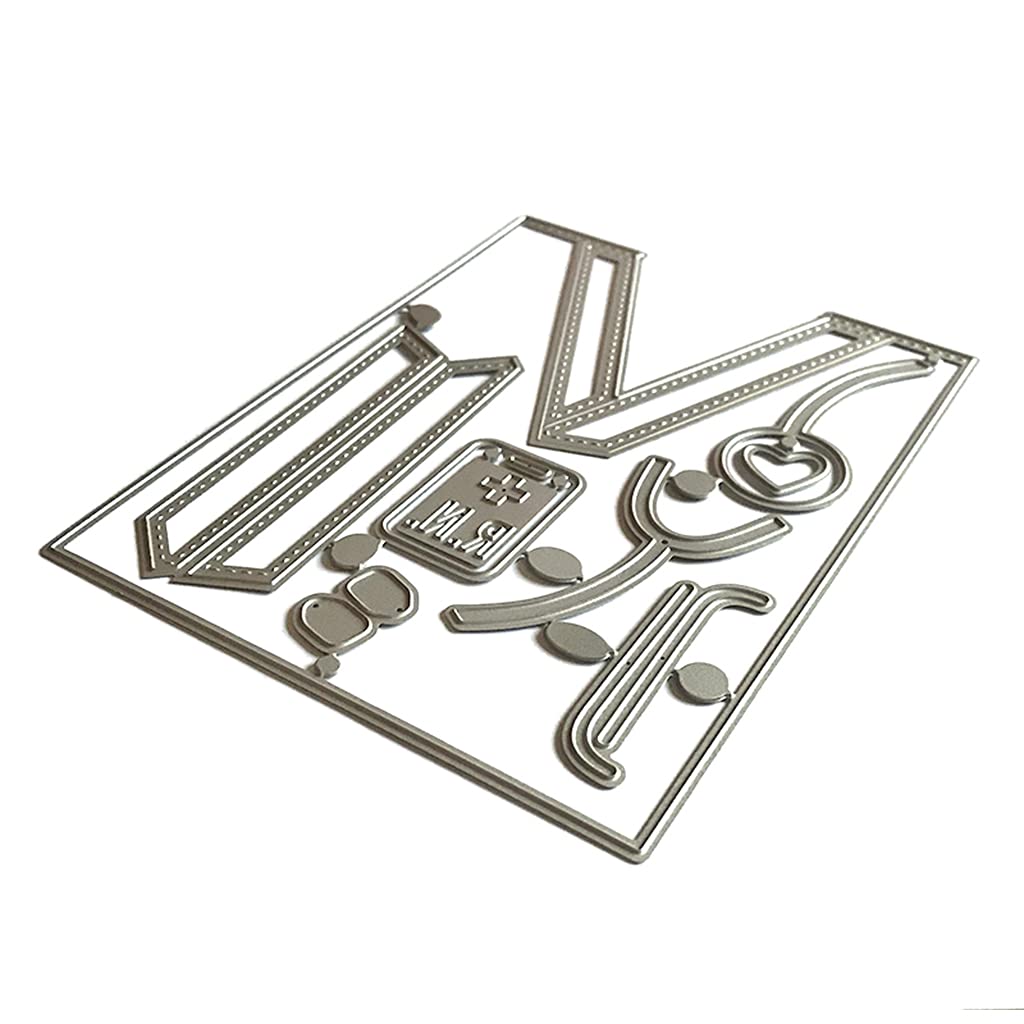 GTYLF Nurse Clothes Card Making Embossing Stencil Printing Carbon Steel for Scrapbooking Embossing Stencil