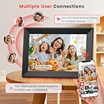 Digital Picture Frame FRAMEO 10.1 Inch Smart WiFi 1280x800 HD IPS Touch Screen, Auto-Rotate Portrait and Landscape, Built in 32GB Memory, Share Moments Instantly via Frameo App from Anywhere - Image 3