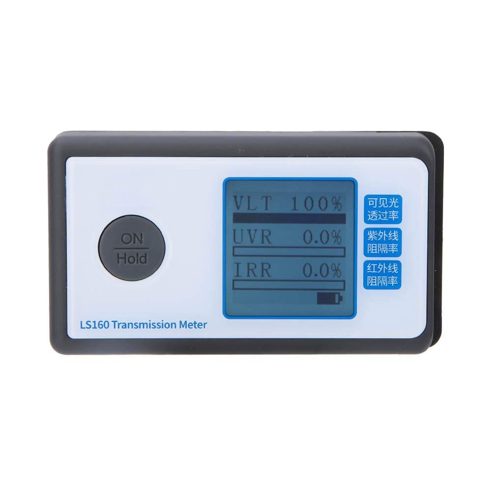Solar Film Tester, LS160 Portable Solar Film Transmission Meter for Testing Infrared Ray, Ultraviolet Ray Barrier and Visible Light Transmittance of Various Thin Film Materials