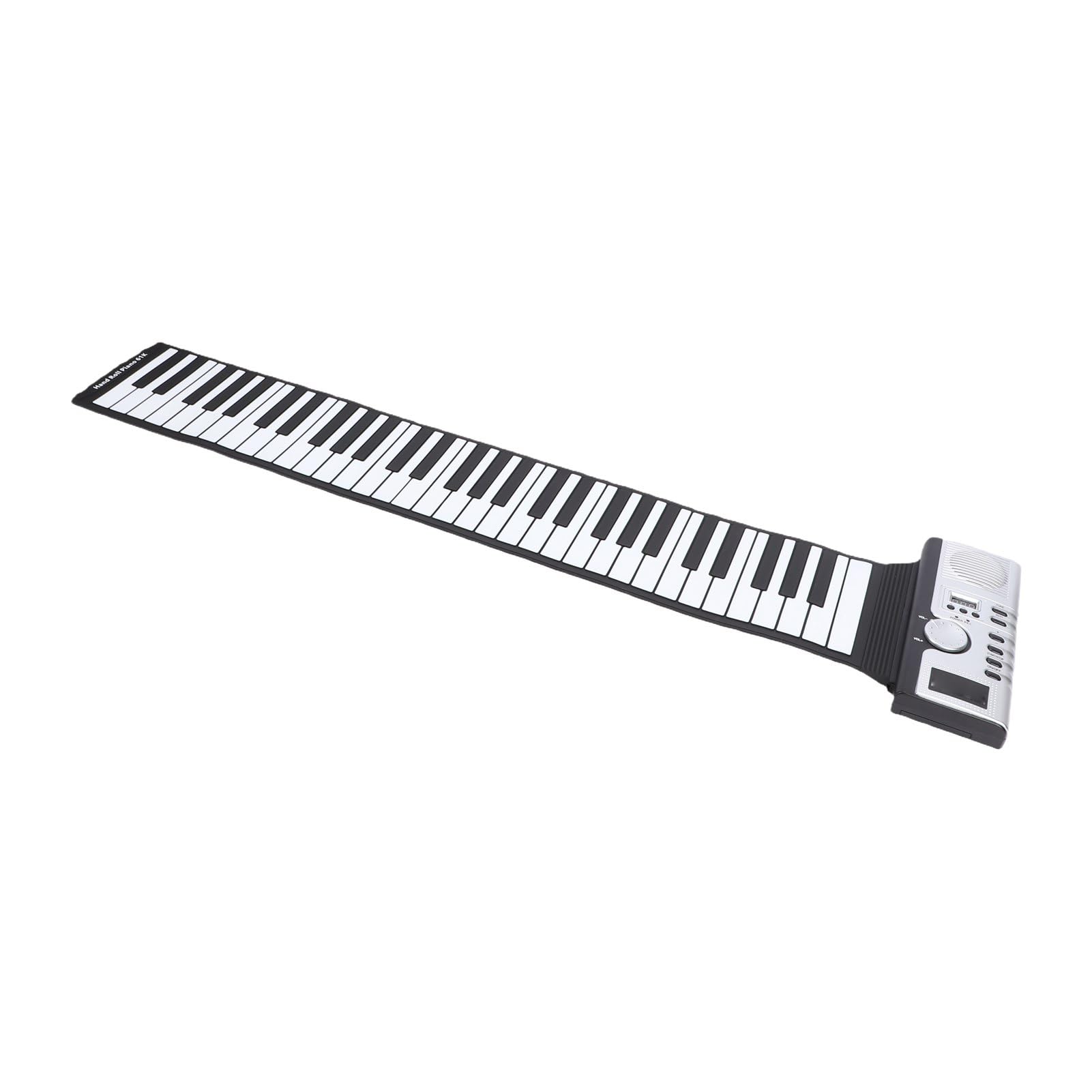 Naroote Pianoforte Arrotolabile 61 Tasti Portatile con Modalità Insegnamento