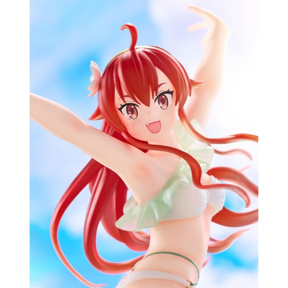 Eris Greyrat Figura de Swimsuit Girl Anime Figura de Acción de Pie Migurdia/Eris Greyrat Estatua Modelo PVC 22 cm Escritorio Decoración Coleccionable Regalo