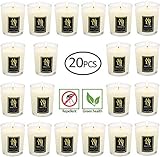 100% Soy Wax Citronella Candles Outdoor and Indoor Jar Candles, Scented Candles Perfect Woman and Man Gifts (Set of 20 X2.0 OZ Citronella Candles)