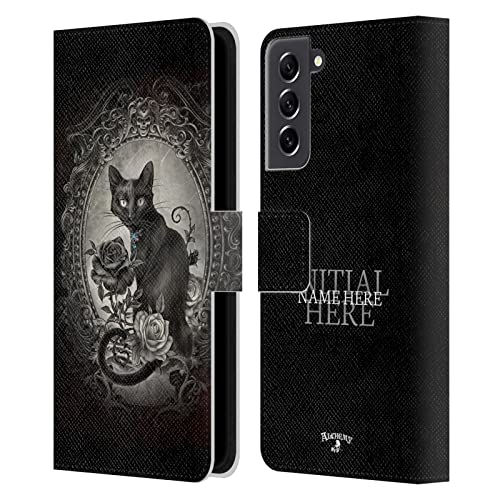 Coque Samsung S21 FE 5G en cuir avec fentes cartes motif les neuf vies de poe