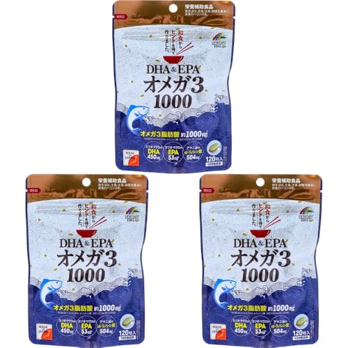 y܂ƂߔzDHAEPA IK3 1000 120×3Zbg IK3b_ h{⏕Hi -m_ K{b_ DHAܗLHHi (vF360)