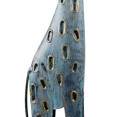 Image of Wakefit Giraffe Showpiece (Grey & Blue)