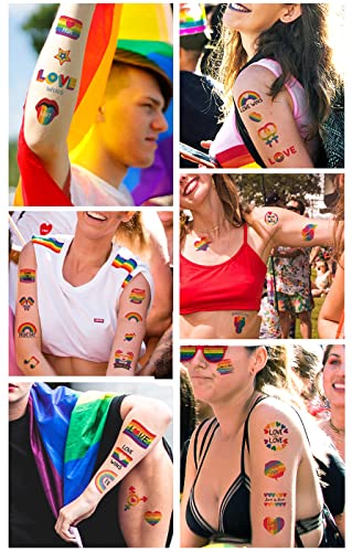 Ddazzling Fun Novelty Glasses Rainbow Printed Eyewear For Party Favors, Funny Photo Booth Props,Gay Pride Gifts (Rainbow 2Pcs) #TOP2