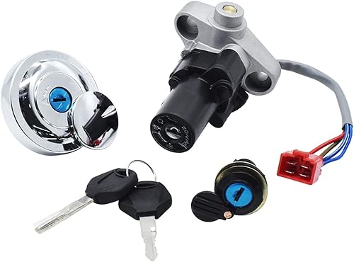 RCRBT Llave de encendido para tapa de combustible compatible con Yamaha V-Star 650 1100 XVS650 XVS1100 4TR-82021-00 4TR-82501-00 4TR-82501-00 RCRBT Llave de encendido para tapa de combustible compatible con Yamaha V-Star 650 1100 XVS650 XVS1100 4TR-82021-00 4TR-82501-00 4TR-82501-00