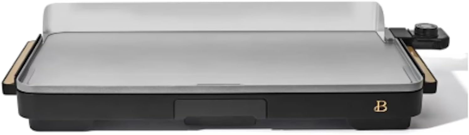 Stunning XL Electric Griddle 12" x 22," Non-stick (Black)