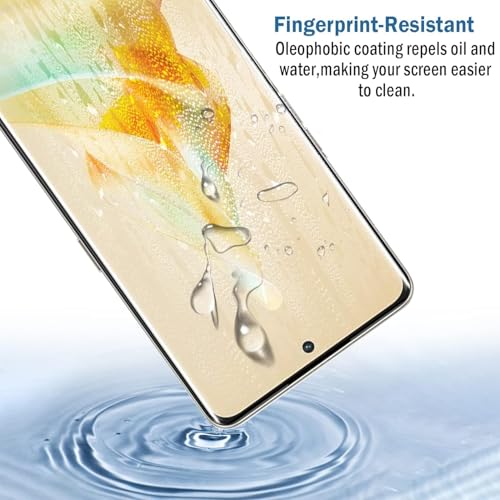 Image of STP FEEL UV Premium Tempered Glass Screen Protector Guard For Oppo Reno 8T 5G (6.7 Inch, Pack of 1) Full Adhesive UV Curved Case Friendly HD Clarity with easy installation kit for Smartphone