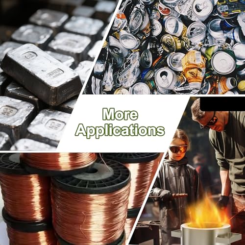 Nelyrho 6KG Propane Melting Furnace Kit – Metal Casting Machine for Gold, Silver, Copper, Jewelry Making & Refining