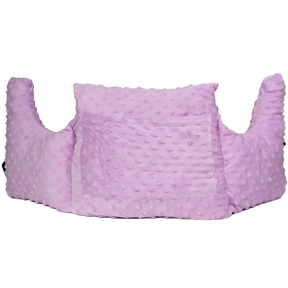 Weciau Hysterectomy Pillow, Soft Mastectomy Pillow with Adjustable Strap and Ice Pack Pocket, Hysterectomy Recovery Must Haves, Post Surgery Pillow for C-Section,Tummy,Lumpectomy,Myomectomy Recovery