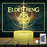 HCXYIE Elden-R 3D Game Night Light, 16 Colors...
