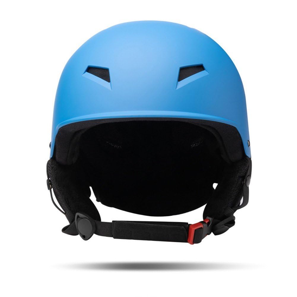 Zimowy kask snowboardowy z nausznikami ciepły unisex kask narciarski kask do sportów śnieżnych ze stałym paskiem ochronny kask narciarski do uprawiania sportów na nartach