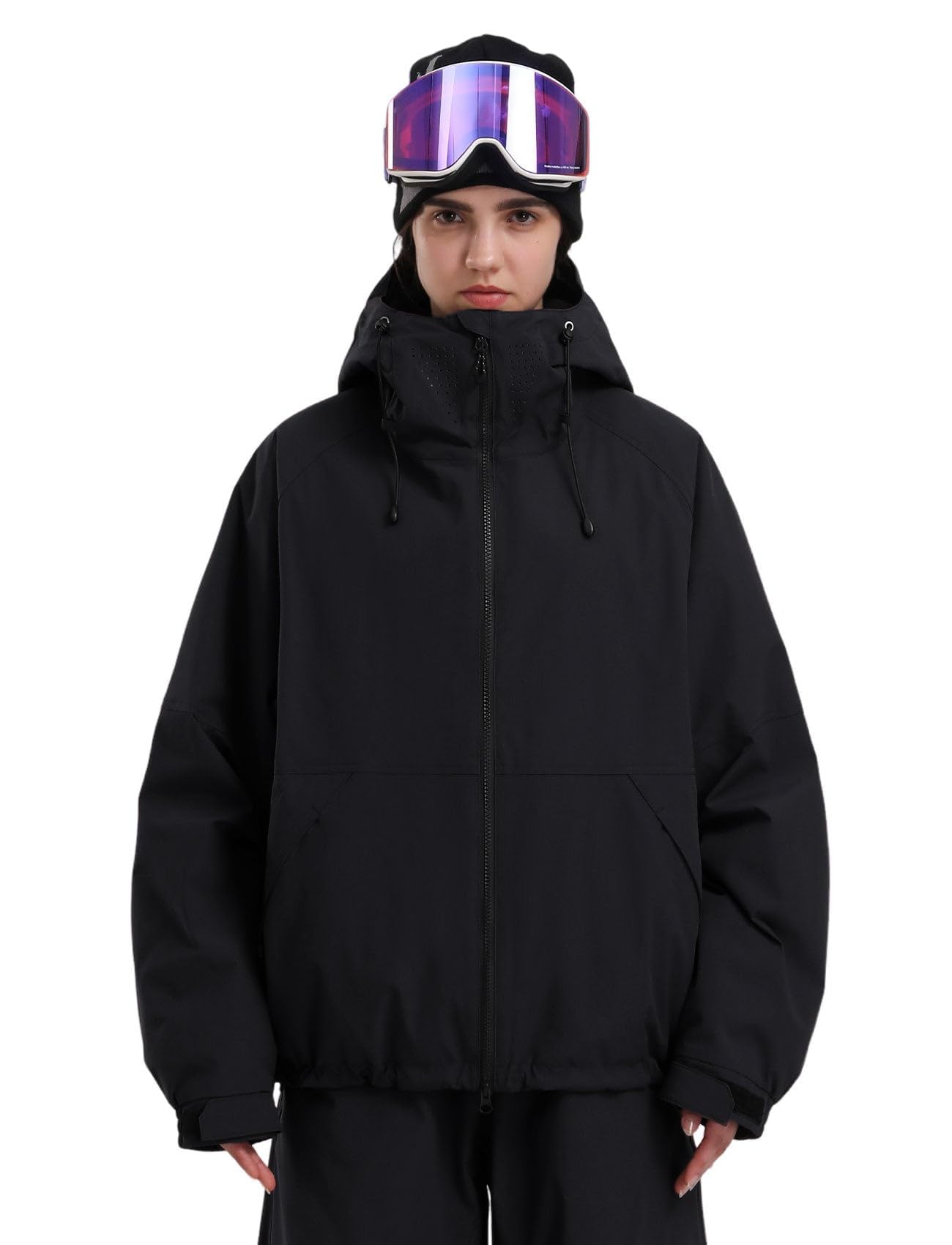 GSOU SNOW Damen Snowboardjacke Baggy Skijacke Wasserdichter Schneemantel