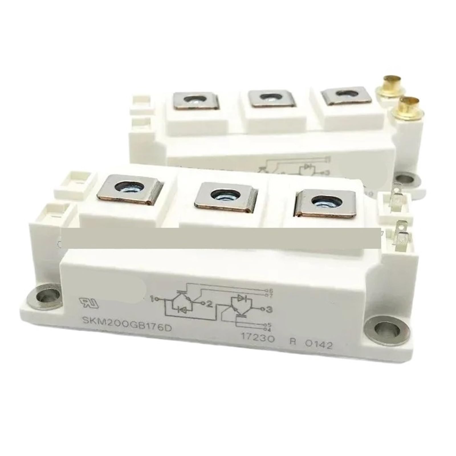 CXFCIHFT 1PCS SKM200GB176D SKM400GB176D SKM300GB176D SKM150GB176D rectifier bridge Module(SKM200GB176D)
