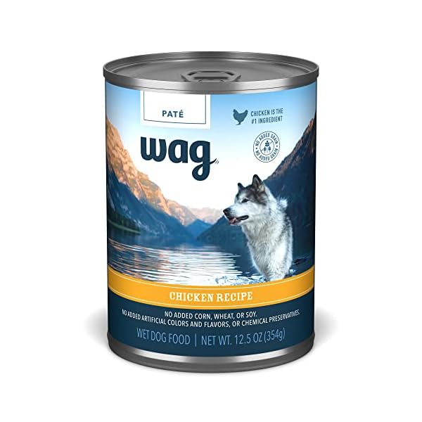   Amazon-Brand-Wag-Pate-Canned-Dog-Food-Chicken-Recipe-125-Ounce-Pack-of-12