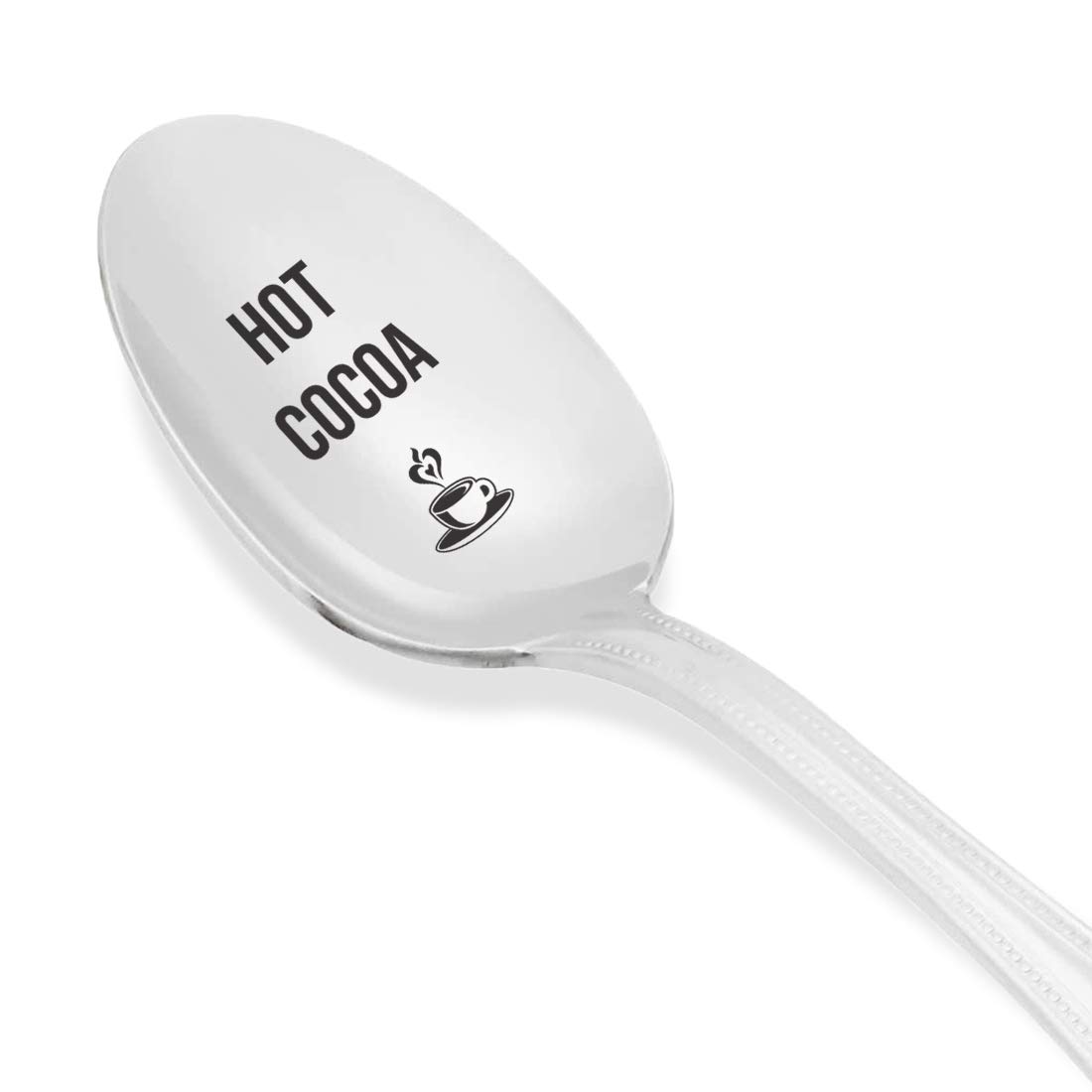 Hot Cocoa With Coffee Hot Chocolate Spoon For Stocking Stuffer Engraved Coffee Spoon Anniversary Unique Love Gift Coffee Lovers Gift Idea