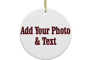 2024 Personalized Christmas Ornament With Double-Sided Design